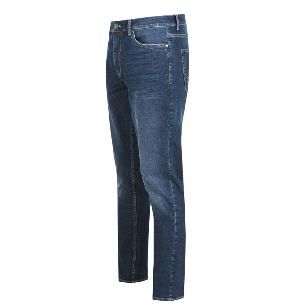 Firetrap Mens Plain Slim Jeans / Mid Wash
